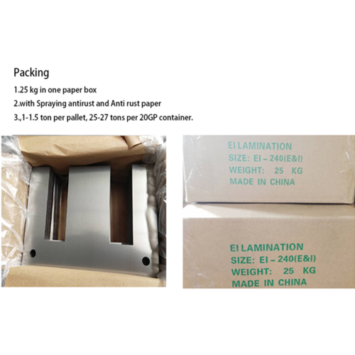 Laminated core for transformer